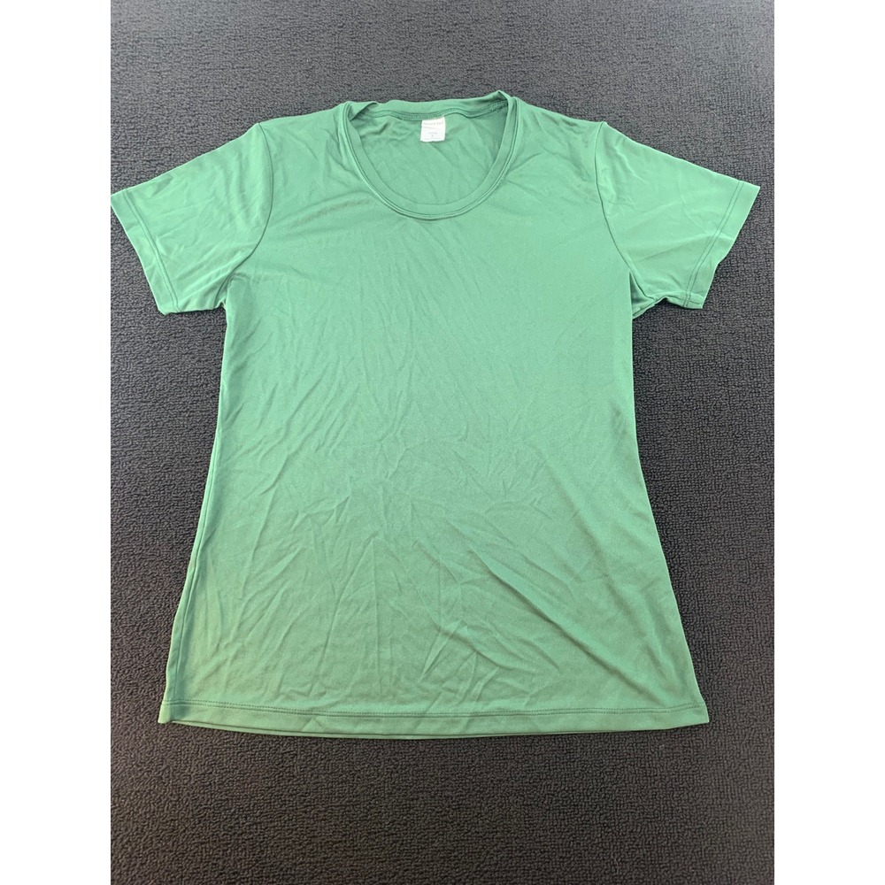 Sport-Tek Ladies Green Short‎ Sleeve T-Shirt Athletic Top Size S